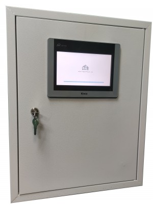 Шкаф Автоматизации Управления двумя независимыми системами приточной Вентиляции с водяным калорифером. ШАУВ-380/2-ВК-Ч-54-RS